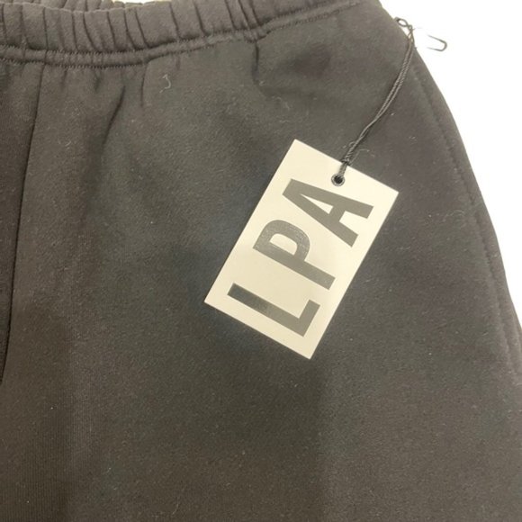 LPA Revolve 'Caitlin Pant' Black High Rise Fleece Sweat Pants Joggers Small NWT - Picture 4 of 8